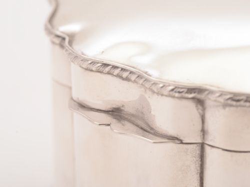 Silver Plated Biscuit Box Circa 1920