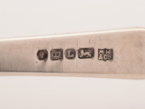 Victorian Silver and Mother of Pearl Stilton Scoop Sheffield 1854