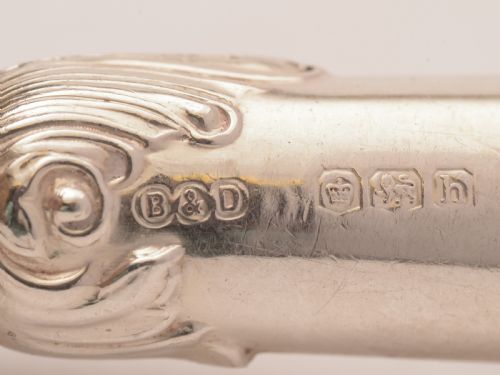 Cased Silver Handled Dessert Set Sheffield 1925