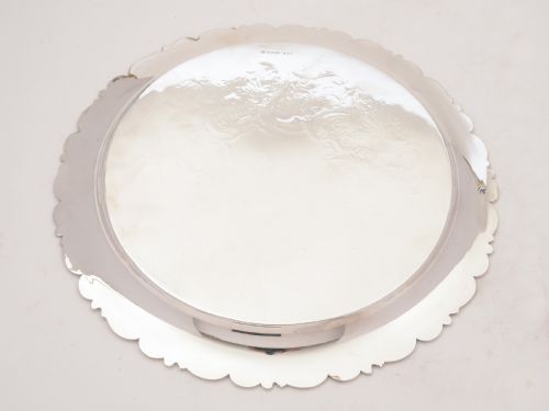 Edwardian Silver Plated Tray Circa 1905