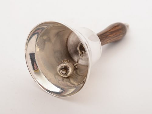 Edwardian Silver Plated Table Bell Circa 1905