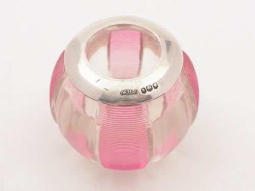 Victorian Silver Topped Match Striker London 1896