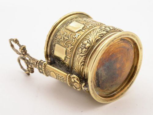 Victorian Brass String Box Circa 1890