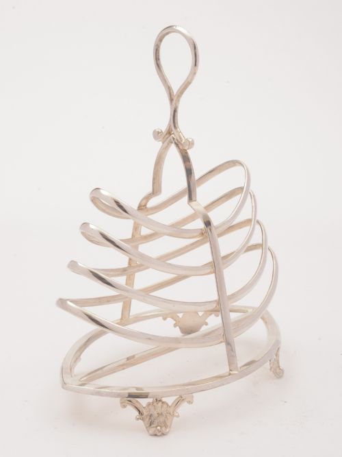 Silver Plated Toast/Letter Rack Circa 1900