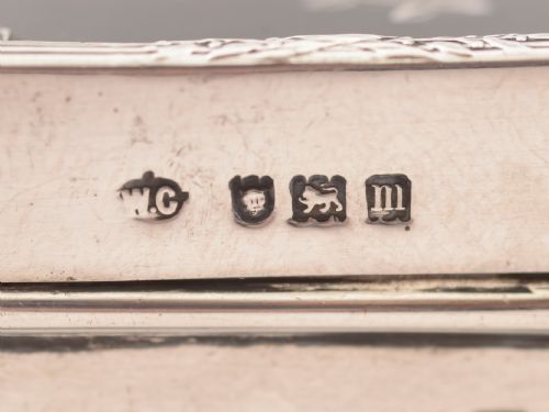 Edwardian Silver & Tortoise Shell Ring Box London 1907