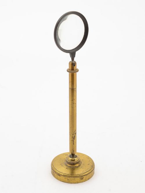 Victorian Scientific Brass Magnifying Glass Circa 1880