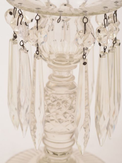 Pair of Edwardian Cut Glass Lustres Circa 1905