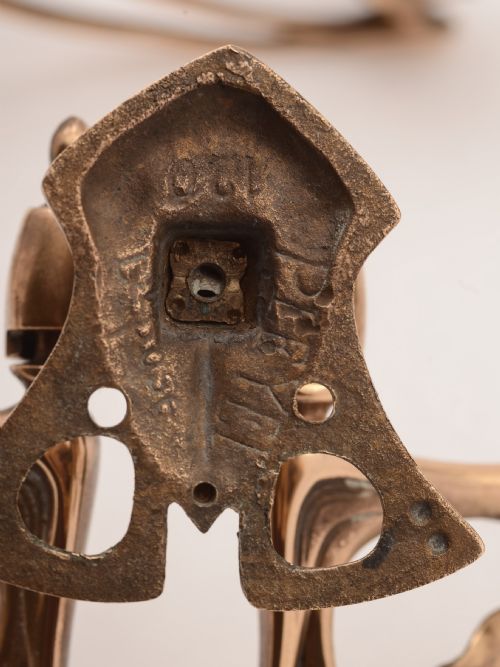 Pair of French Bronze Art Nouveau Candelabras Circa 1900