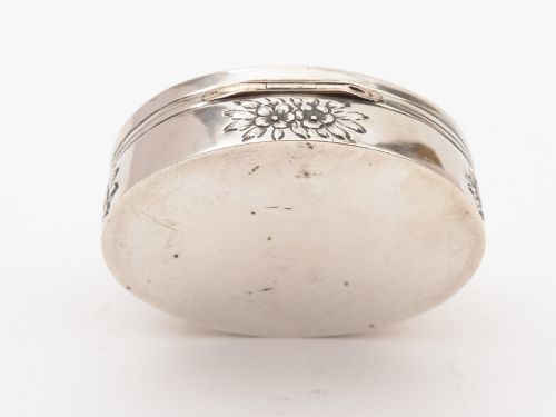Continental .800 Silver Snuff Box Circa 1900