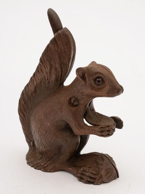 Cast Iron Squirrel Nutcracker Circa 1900