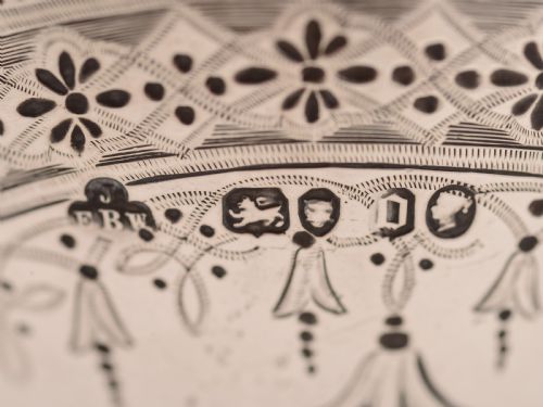 Victorian Silver Sugar Basket London 1869