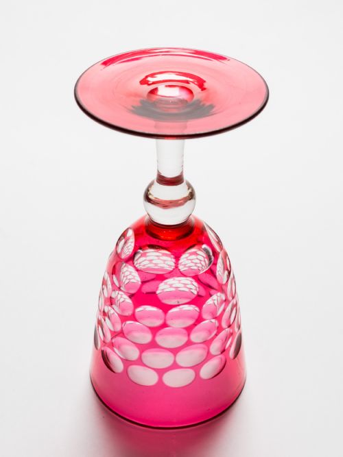 Victorian Set of 6 Wine Glasses Circa 1890