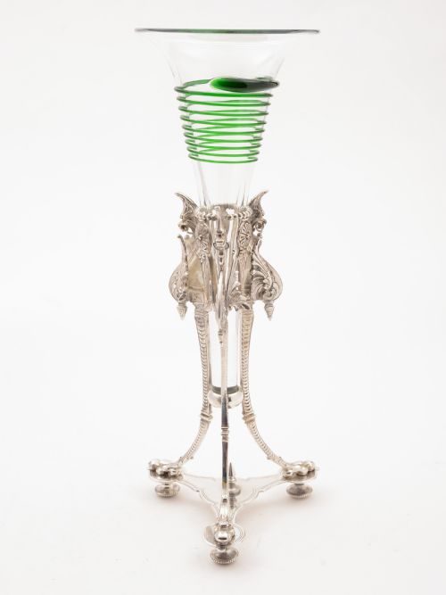 Victorian Silver Plated/Glass Centrepiece Circa 1890