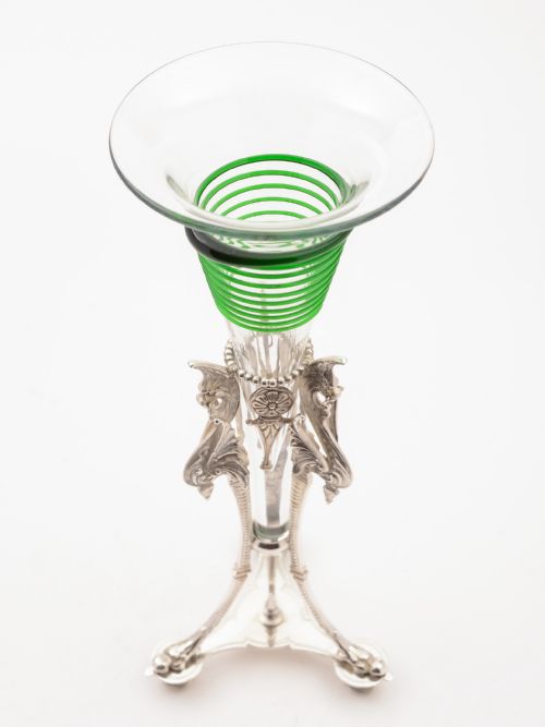 Victorian Silver Plated/Glass Centrepiece Circa 1890