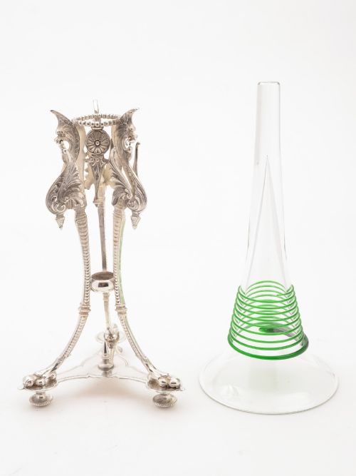 Victorian Silver Plated/Glass Centrepiece Circa 1890