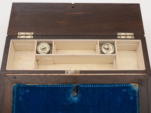 Victorian Rosewood and M.O.P Writing Slope Circa 1870