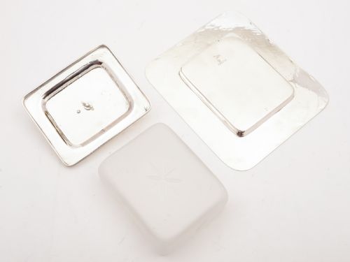 Victorian Silver Plated and Glass Butter Dish Circa 1890