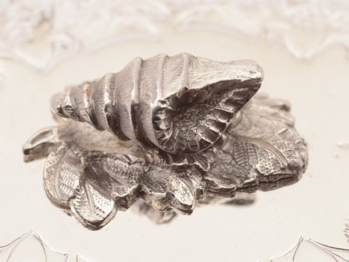 Victorian Silver Plated and Glass Butter Dish Circa 1890