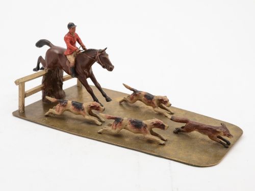 European Hunting Desk Ornament Circa 1900