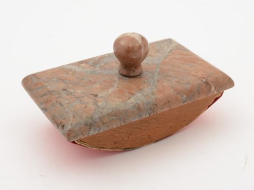 French Marble Rocker Blotter Circa 1900