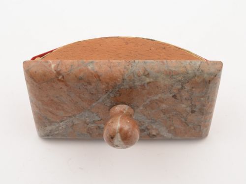 French Marble Rocker Blotter Circa 1900