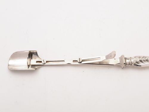 Victorian Silver Plated Stilton Scoop Circa 1890