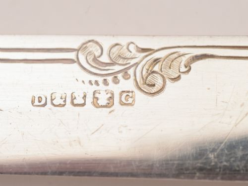 Edwardian 12X12 M.O.P Dessert Set Circa 1905