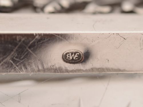 Dutch Silver and Glass Decanter 1928