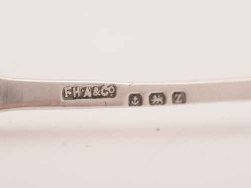 Cased Set of 6 Silver Cake Forks Birmingham 1924