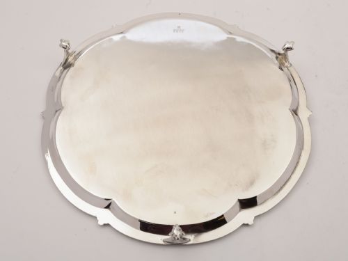 Victorian Silver Plated Salver Circa 1890