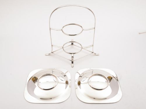 2 Tier Art Deco Cake Stand Circa 1930