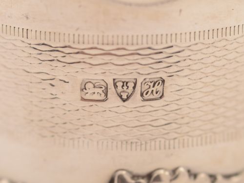 Edwardian Silver Cased Napkin Ring Chester 1908