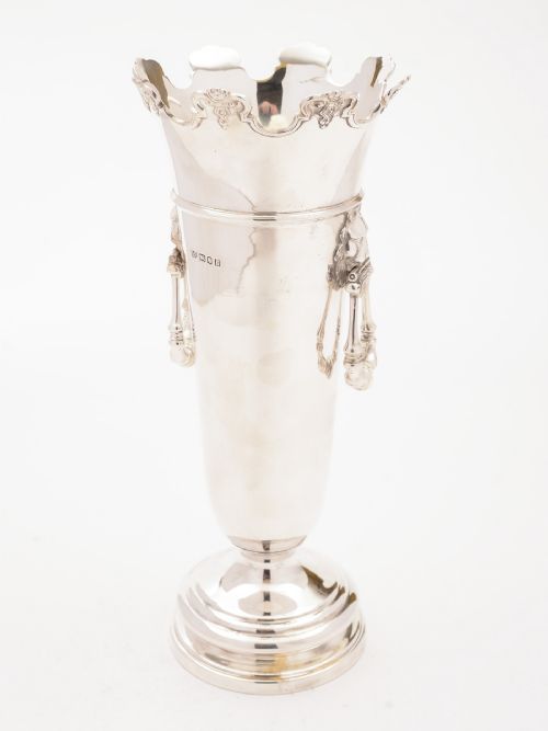 Silver Two-Handled Vase London 1922