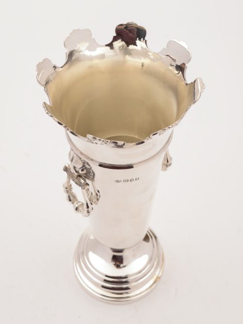 Silver Two-Handled Vase London 1922
