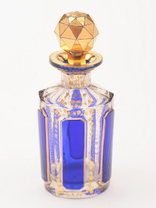 Cut Glass Scent Bottle Circa 1890