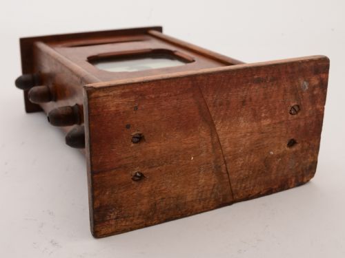 Edwardian Mahogany Desk Calendar Circa 1900