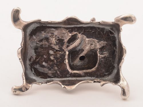 Victorian Silver Cherub Ornament London 1891