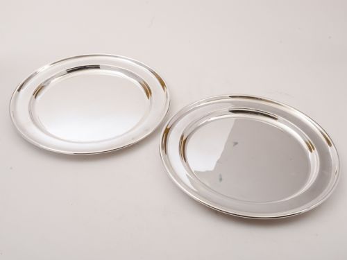 Pair of Christofle Food Covers Circa 1900