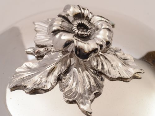 Pair of Christofle Food Covers Circa 1900