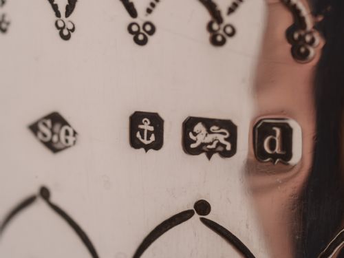 Pair of Large Silver Vases Birmingham 1903