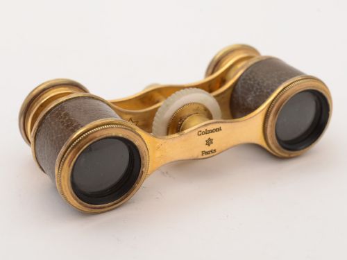French Brass Gilt Opera Glasses Circa 1900