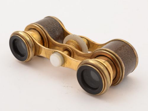 French Brass Gilt Opera Glasses Circa 1900