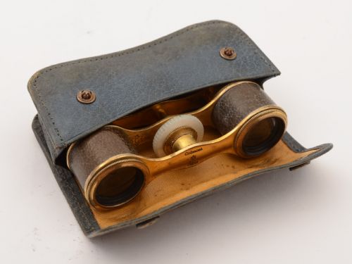 French Brass Gilt Opera Glasses Circa 1900