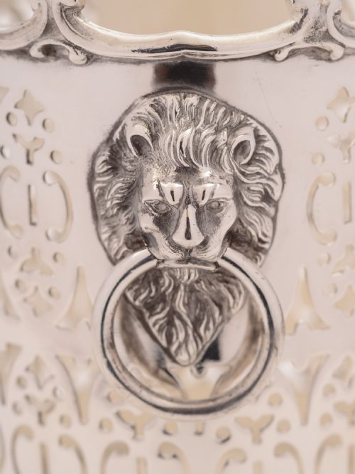 Edwardian Silver Plated Bottle Holder Circa 1905