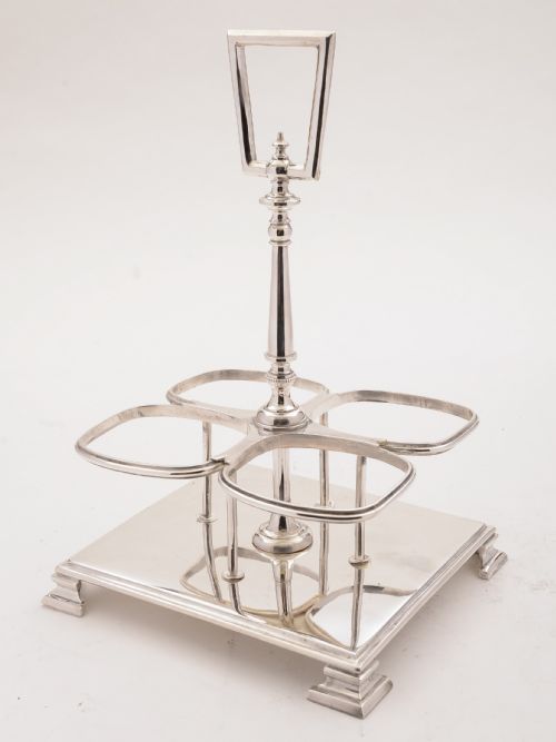 Edwardian Silver Plated Decanter Stand Circa 1905
