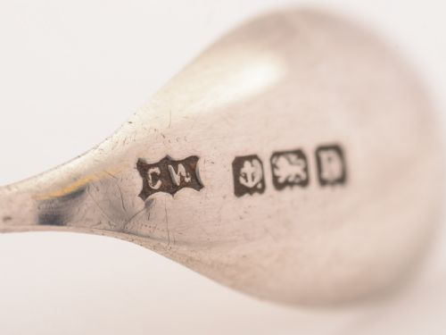 Edwardian Silver Mustard Pot Birmingham 1909