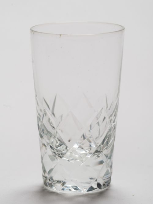 Set of 10 Cut Glass Shot Glasses Circa 1930