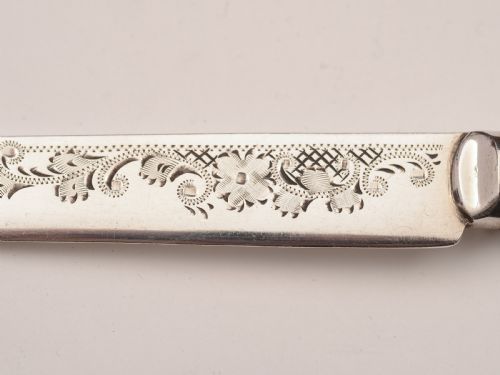 Edwardian Cased 6+6 Dessert Set Circa 1905