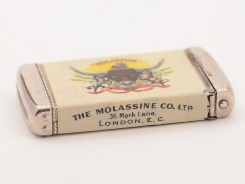 Advertising Plastic and Metal Vesta Circa 1920