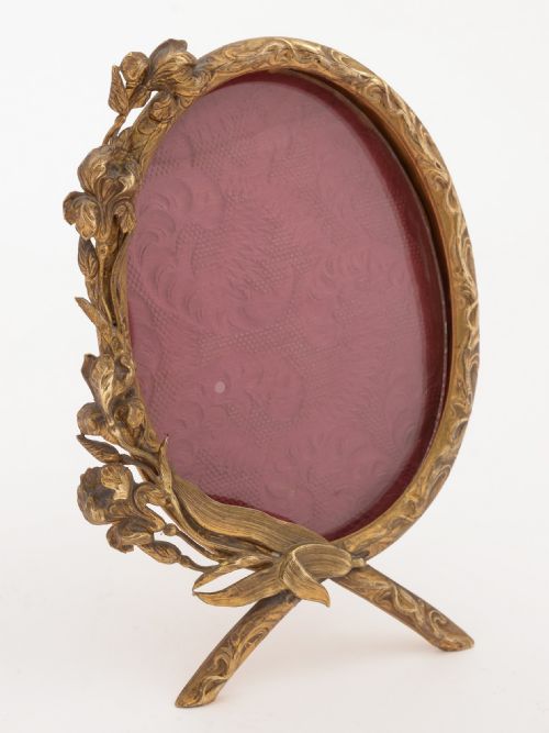 French Brass Photo Frame Circa 1900